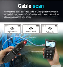 Load image into Gallery viewer, NOYAFA NF-8209 RJ45 Cable Tracker POE network Wire Checker cable tester Test Network Tool Scan Cable Wiremap utp Tester