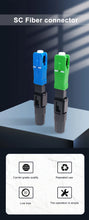 Load image into Gallery viewer, ONTi FTTH Embedded Fiber Optic Fast Connector SC APC Single Mode Fiber Optic Adapter SC UPC Cold Connection Quick Field Assembly