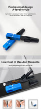 Load image into Gallery viewer, ONTi 50-400pcs Embedded SC UPC Fiber Optic Fast Connector FTTH Single Mode Optical Quick Connector SC Adapter Field Assembly