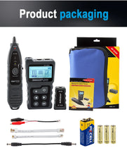 Load image into Gallery viewer, NOYAFA NF-8209 RJ45 Cable Tracker POE network Wire Checker cable tester Test Network Tool Scan Cable Wiremap utp Tester