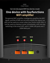 Load image into Gallery viewer, TOTOLINK A720R AC1200 WiFi Router 2.4GHz/5GHz WiFi Repeater 4*5dBi External Antennas Support IPTV