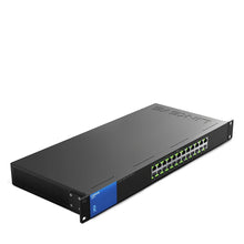 Load image into Gallery viewer, Linksys LGS124P PoE+ Switch 16-Port Business Desktop Gigabit Wired Connection Speed Up To 1,000 Mbps 24 Gigabit Ethernet