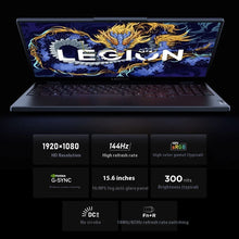Load image into Gallery viewer, Lenovo LEGION Y7000 15.6 Inch 144Hz FHD IPS Screen CPU I7 Gaming PC Laptop with I7-13650HX 24GB 1TB RTX4060