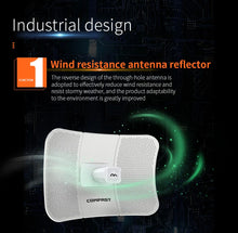 Load image into Gallery viewer, Comfast Outdoor Access Point 900Mbps Long Range Extender CPE 5GHz Wireless Bridge Transmission 5-11KM WISP IP65 Waterproof