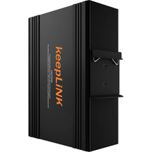 Load image into Gallery viewer, KeepLiNK KP-9000-65-2GX8GP Industrial 10-Port Gigabit Switch with 8-PoE Port and 2-SFP Uplink DIN Rail Mounting IP40 rating VLAN