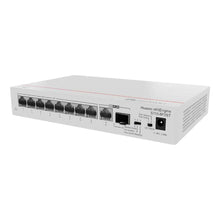 Load image into Gallery viewer, Huawei S110-8P2ST Unmanaged Switch 8x 10/100/1000BASE-T ports, PoE+, 1x GE SFP port, 1x 10/100/1000BASE-T port, AC power, power adapter, Eight GE PoE+