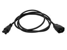 Load image into Gallery viewer, Male IEC to Clover Cable is 1.8 meters long, fully moulded and manufactured according to ISO 9002 specifications, outstanding quality, IEC-C