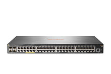 Load image into Gallery viewer, HPE Aruba Networking 2930F 48G PoE+ 4SFP+ Switch with built-in 1 GbE or 10 GbE uplinks and up to 740W PoE+ JL256A