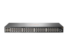 Load image into Gallery viewer, HPE Aruba Networking 2930F 48G 4SFP Switch with built-in 1 GbE or 10 GbE uplinks and up to 740W PoE+ JL260A
