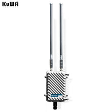 Load image into Gallery viewer, KuWFi 750Mbps Wifi Repeater Outdoor WiFi Router Access Point Dual-Band 2.4G/5.8G Base Station AP Support Gateway/AP/WISP
