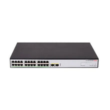 Load image into Gallery viewer, H3C S1600V2-26P-HPWR L2 Ethernet Switch with 24x 10/100/1000 BASE-T PoE+ Ports and 2x 1G SFP Ports, 370W PoE+ Capacity, AC Power Supply