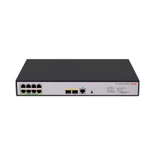 Load image into Gallery viewer, H3C S1850V2-10P-HPWR-EI L2 Ethernet Switch with 8x 10/100/1000 BASE-T PoE+ Ports and 2x 1000 BASE-X SFP Ports, 125W PoE Capacity, AC Power Supply