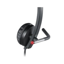 Load image into Gallery viewer, Logitech H650e Professional USB Headset Stereo, Enterprise-grade audio, Intuitive in-line controls, on-ear stereo headset with leatherette ear cushion