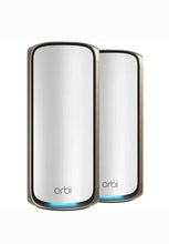 Load image into Gallery viewer, NETGEAR Orbit 970 High Performance Quad Band Mesh Network WiFi7 Wireless Router BE27000, 10Gig Internet Ports, 9,000 sq. ft