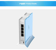 Load image into Gallery viewer, Mikrotik RB941-2nD-TC (hAP Lite TC) Ethernet Router, 4x10/100Mbps Ethernet with Auto-MDI/X, RouterOS, Mini Wireless Broadband Router