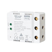 Load image into Gallery viewer, Smart Relay Powered by Shelly, Designed for Precise Control of Large Appliances up to 25A / 6000W