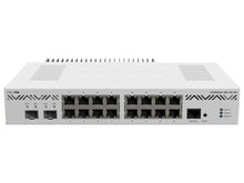 Load image into Gallery viewer, MikroTik Cloud Core 16 Port Gigabit 2SFP+ Passive Cooling Router, 1 x RJ45 Serial Console Port, RouterOS v7 Only (Level 6 Licence) | CCR2004-16G-2S+PC