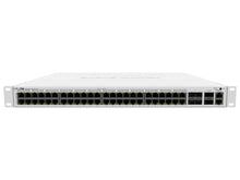 Load image into Gallery viewer, MikroTik Cloud Router Switch 48 Port PoE 700W 4SFP+ 2 QSFP+, it features 48 x 10/100/1000 Ports ; 1 x 10 / 100 (Management Port) | CRS354-48P-4S+2Q+RM