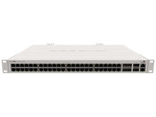 Load image into Gallery viewer, MikroTik Cloud Router Switch 48 Port Gigabit 4SFP+ 2 QSFP+, with Dual Boot SwOS/RouterOS Level 5 Licence, 1x IEC Power Cord incl | CRS354-48G-4S+2Q+RM