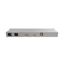 Load image into Gallery viewer, MikroTik RouterBOARD RB1100DX4 Dude Edition Rackmount 1U router, 13x Gigabit Ethernet ports & 60GB M.2 drive for Dude database, RouterOS L6, Dual PSU