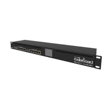 Load image into Gallery viewer, MikroTik RouterBOARD RB3011UiAS, 10x GB LAN, 1x SFP port, RouterOS L5, 1U rack-mount case, LCD panel, 1.4GHz CPU, 1GB RAM, USB 3.0 port (full-size)