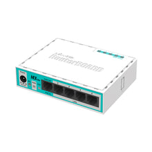 Load image into Gallery viewer, MikroTik (hEX Lite) RouterBOARD - 5 x 10/100 Ethernet ports, QCA9531-BL3A-R 850MHz CPU, 32MB DDR SDRAM, 64MB on-board NAND memory chip, PoE - 9-28V DC