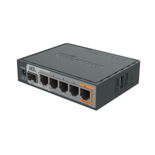 Load image into Gallery viewer, MikroTik RB760IGS Hex S 5-Port Gigabit Ethernet Router - with 1.25Gbps SFP cage, RouterOS L4 - IPsec Hardware Encryption, 2 Core 880MHz CPU, 256MB RAM