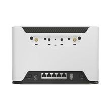 Load image into Gallery viewer, MikroTik Chateau LTE12 kit, 5x GB LAN, wireless interfaces, LTE CAT12 modem with integrated antennas, SMA connectors for external antennas, tower case