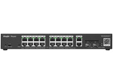 Load image into Gallery viewer, Reyee 18 Port Gigabit with 16 PoE 250W 2SFP Managed Switch, Layer 2 switch 16x 802.3af/at PoE ports, 2x Gigabit, 2x SFP uplink ports | RG-ES220GS-P