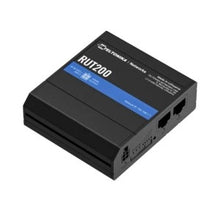 Load image into Gallery viewer, Teltonika RUT200-VA LTE Cat 4 Router 4G industrial Wi-Fi router, backward-compatible with 3G and 2G, Wi-Fi 4, 1x WAN (100 Mbps), 1x LAN (100 Mbps)