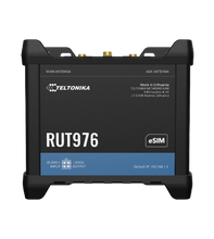 Load image into Gallery viewer, Teltonika RedCap 5G Industrial Router Auto failover - Dual SIM, 1x WAN, 3x LAN, 2x I/O, BACnet, SD Card, 10/100 ports, RS232, RS485, and I/Os RUT976