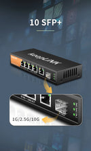 Load image into Gallery viewer, KeepLiNK 5-Port Multi-Gigabit 2.5Gbps Unmanaged Plug and Play Network Ethernet 2.5G Switch 10000Mbps 45G switching KP-9000-6XH-X