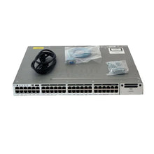 Load image into Gallery viewer, Cisco Catalyst 48Port Gigabit PoE+ Switch 48*10/100/1000 Ethernet UPOE ports, 1100WAC power supply, 1RU, IP Base WS-C3850-48U-S 3850