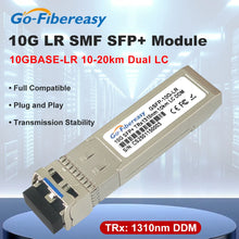 Load image into Gallery viewer, 10G SFP LR 1310nm 10km LC Optical Module Single-Mode Fiber 10GBASE-LR SFP+ Transceiver For Dell/Extreme/Netgear Switch