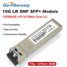 Load image into Gallery viewer, 10G SFP LR 1310nm 10km LC Optical Module Single-Mode Fiber 10GBASE-LR SFP+ Transceiver For Dell/Extreme/Netgear Switch