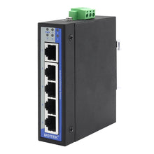 Load image into Gallery viewer, UOTEK 5 Ports 10/100Mbps Unmanaged industrial Ethernet Switch Reliable Data Transmission DIN-rail 12/24/48VDC(10.8~52.8VDC) UT-6405CA
