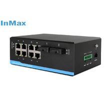 Load image into Gallery viewer, InMax i710B Manufacturer SNMP CLI 10×10/100/1000Mbps port gigabit L2 industrial managed ethernet switch 22Gbps switching capacity