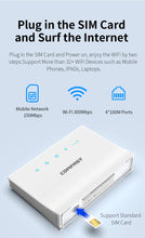 Load image into Gallery viewer, COMFAST CF-ER10 300Mbps 4G LTE WiFi Wireless Router SIM Card CAT4 Router LAN RJ45 Port 2.4G Router WiFi Modem Outdoor AP