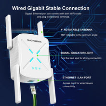 Load image into Gallery viewer, COMFAST AX1800 WiFi6 Repeater WiFi5 Network Router Extender 5G+2.4GHz Repeater Signal Booster WLAN Amplifier
