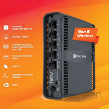 Load image into Gallery viewer, MikroTik C52iG-5HaxD2HaxD-TC hAP ax2 wifi6 802.11ax WiFi router, 5*10/100/1000 Ethernet ports, 1*1GbE port with PoE-out