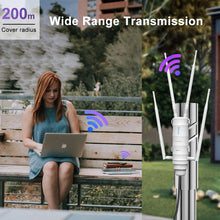 Load image into Gallery viewer, Wavlink 4G LTE AC1200 High Power Outdoor Wi-Fi Router With SIM Card Slot 5G 2.4G1000Mbps Ethernet WAN/LAN Port Long Range Router