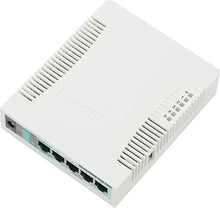Load image into Gallery viewer, Mikrotik network router RB951G-2HnD 2.4Ghz AP, 5xGigabit Ethernet, USB, 600MHz CPU, 128MB RAM Wireless SOHO Gigabit Access Point