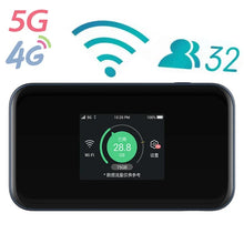 Load image into Gallery viewer, Original ZTE Portable WiFi 5G Router MU5001 LTE CAT22 Wifi 6 1800Mbps NSA+SA Mobile Hotspot 5G Router With Sim Card Slot