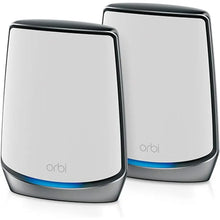 Load image into Gallery viewer, Orbi Whole Home Tri-band Mesh WiFi 6 System (RBK852) – WiFi Router with 1 Satellite Extender - Coverage up to 5,000 sq. ft.