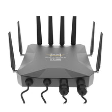 Load image into Gallery viewer, 2.4G and 5.8G dual-band Wi-Fi Industrial IoT M2M 5G LTE outdoor WiFi router wireless CPE, DC 12V/1.5A, Dimensions 259x259x45 mm
