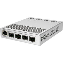 Load image into Gallery viewer, MikroTik CRS305-1G-4S+IN Gigabit Network Management Switch - Metal Casing - Redundant Power Supply - 10Gbps SFP+ Ports - RouterOS/SwOS