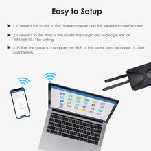 Load image into Gallery viewer, Wavlink Wi-Fi 6 AX3000 Dual Band Mesh Wireless Router External Signal Network Amplifier Antenna Repeater Support 160MHz & IPv6