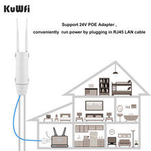 Load image into Gallery viewer, KuWFi 4G Outdoor WIFI Router 300Mbps Waterproof 4G SIM Card Router Wide Range Wireless Internet Hotspot Wifi Support 64 Users