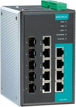 Load image into Gallery viewer, Moxa EDS-G509/EDS-G509-T Industrial Ethernet L2 managed switch with industrial-grade reliability, network redundancy, based on IEC 62443