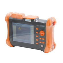 Load image into Gallery viewer, Ftth Fiber Optic equipment OTDR tester single mode 1310/1550 30/32db 120km with function of 10mw Visual Fault Locator 5.6" touchscreen
